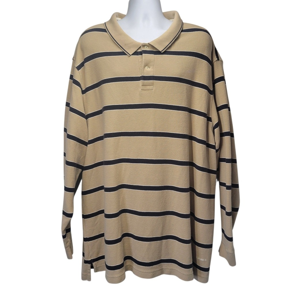 Daniel Cremieux Classics Mens‎ 4XT Tall Long Sleeve Striped Polo Shirt 
HG6 622